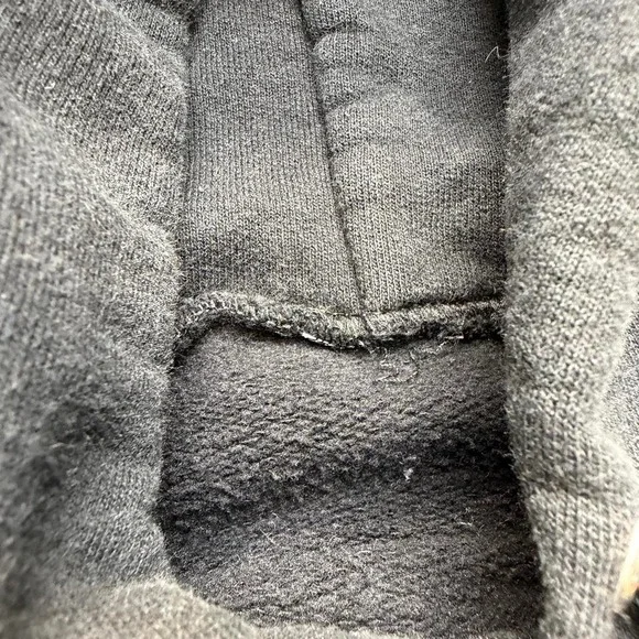 2000s thrasher skateboarding hoodie size M/L black with flames - Picture 2 of 7